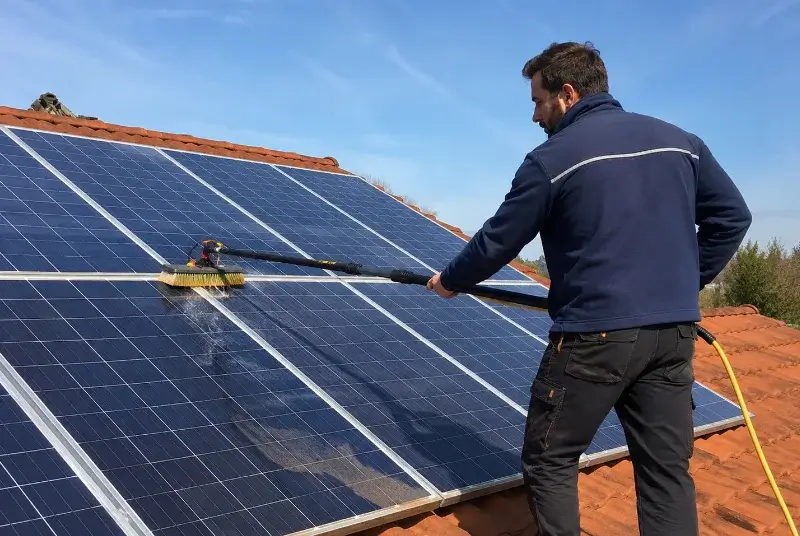 Nettoyage et entretien de panneaux solaires à Peynier